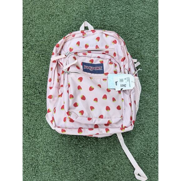Jansport Xl Backpack Special Edition Strawberries School Bag main image 6